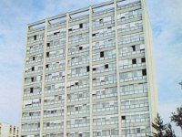 Tvornica 'Rade Končar', upravna zgrada, Fallerovo šetalište - Baštijanova ulica, oko 1980. godine